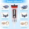 B-7000 Super Adhesive Glue, Industrial Strength B7000 Glues Paste for Rhinestones Crafts, Clothes Shoes, Fabric, Jewelry Making, Cell Phones, Tablet, Wood, Rubber, Leather (2x50 ml/2.1 oz)